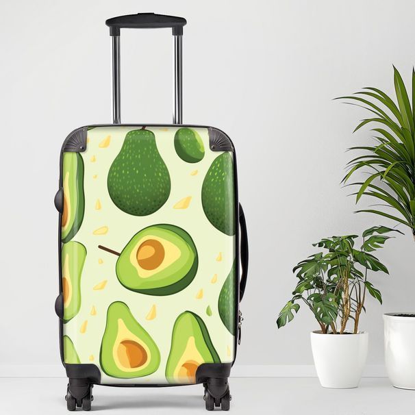 Avocado Luggage20/24/28 Inch Luggage, Carry-On, Custom Luggage, Luggage Set, Suitcase, Travel, Vacation, Cabin Suitcase, Custom Suitcase, Personalized Luggage_maomaolike.com