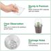 30Pcs Plant Nursery Pots PET Flower Seed Starting Pots Container With Dome With Drainage Holes_maomaolike.com