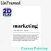 Marketing Definition Painting Poster, Sleek Typographic Text Poster, Inspirational Professional Statement Suitable For Office, Workspace_maomaolike.com