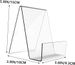 Clear Acrylic Book Stands For Display Transparent Desktop Book Display Racks For Calendars And Home Office Decor And Stylish Display Stands_maomaolike.com