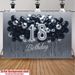 18th Birthday Party Banner - 2D Flat Polyester Backdrop, Wall Hanging Photo Props, Party Decor_maomaolike.com