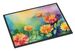 Chrysanthemums In Watercolor Doormat Front Door Mat Indoor Outdoor Rugs For Entryway, Non Slip Washable Low Pile, 24H X 36W_maomaolike.com