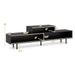 3 Cubby TV Stand For TVs Up To 70 Inch Entertainment Center With Open Storage Compartments_maomaolike.com