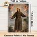 Saint Francis Religious Painting Poster, Classical Realistic Sacred Scene Poster, Timeless Spiritual Artwork Suitable For Church, Study Room And_maomaolike.com
