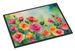 Roses In Watercolor Doormat Front Door Mat Indoor Outdoor Rugs For Entryway, Non Slip Washable Low Pile, 24H X 36W_maomaolike.com