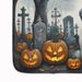 Old English Sheepdog Spooky Halloween Memory Foam Kitchen Mat Machine Washable Anti-Fatigue Mat Cushion Comfort Bath Mat Or Kitchen Rug_maomaolike.com