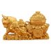 Twelve Zodiac Pulling Yuanbao Bowl Car Turning The Tide Wealth Ox Ornament Office Desktop Decoration Craft_maomaolike.com
