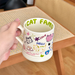 Childhood Graffiti Butterfly Cream Ceramic Cup Office Coffee Cup Couple Breakfast Cup_maomaolike.com