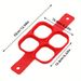 1pc Nonstick Silicone Egg Pancake Ring for Perfect Breakfasts and Baking in the Kitchen_maomaolike.com