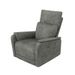 Power Recliner,Electric Glider Reclining Single Sofa Chair For Living Room (Dark Grey Fabric)_maomaolike.com