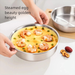 Bowl 410 Stainless Steel Egg Custard Special Plate With Lid, Household Food-Grade Steaming Bowl, Stew Pot, High_maomaolike.com