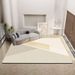 Living Room Rug,Large Rug,Oversized, Gold Leaves Design,Bedroom Rug,Soft And Thick, Machine Washable, Thickened Rug, Bedside Rug,Decorative Indoor Rug_maomaolike.com