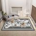 Living Room Rug,Large Rug,Oversized, Gold Leaves Design,Bedroom Rug,Soft And Thick, Machine Washable, Thickened Rug, Bedside Rug,Decorative Indoor Rug_maomaolike.com