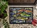 Wanna Be Fishin Doormat Front Door Mat Indoor Outdoor Rugs For Entryway, Non Slip Washable Low Pile, 24H X 36W_maomaolike.com