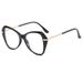 New square frame men's and women's flat mirror glasses frame retro blue light anti-internet celebrity large frame plain makeup artifact_maomaolike.com