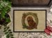 Sussex Spaniel Christmas Flowers Doormat Front Door Mat Indoor Outdoor Rugs For Entryway, Non Slip Washable Low Pile, 24H X 36W_maomaolike.com