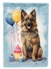 Belgian Tervuren Happy Birthday House Flag Large Porch Sleeve Pole Decorative Outside Yard Banner Artwork Wall Hanging, Polyester, House Size, Multicolor_maomaolike.com