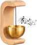 Magnetic Door Chime Bell, Wooden Shopkeepers Bell For Door Opening - Ding Ding Sound_maomaolike.com