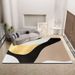 Living Room Rug,Large Rug,Oversized, Gold Leaves Design,Bedroom Rug,Soft And Thick, Machine Washable, Thickened Rug, Bedside Rug,Decorative Indoor Rug_maomaolike.com