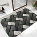 Bathroom Mat Toilet Mat Shower Mat Entrance Rug Absorbent Non-Slip Mat Soft Quick-Dry Machine Washable_maomaolike.com