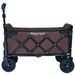 Expandable Dual-Layer Utility Wagon With 100% Extra Space - Grocery Cart For Camping, Shopping, Sports, Gardening, Fishing, Supports 225lbs, Brown_maomaolike.com