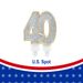 Birthday Candles Cake Numeral Candles Happy Birthday Cake Candles Topper Decoration For Birthday Wedding Anniversary Celebration Supplies (silver,40th)_maomaolike.com