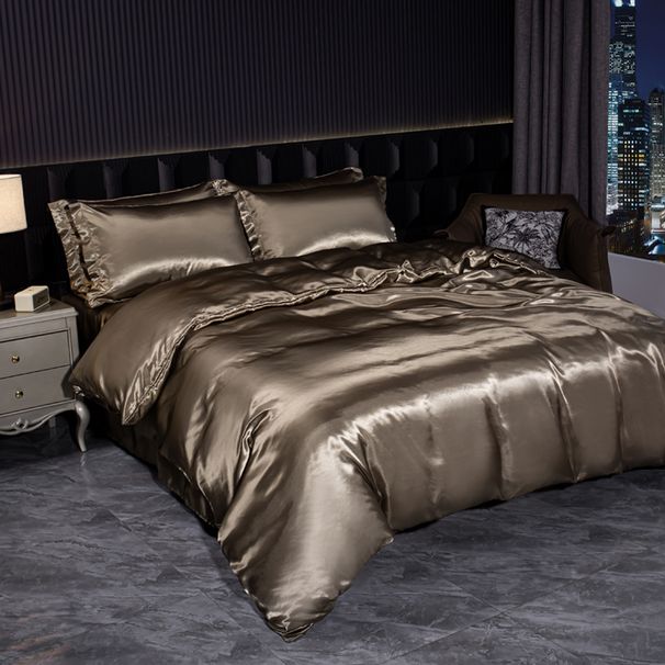 Factory Wholesale Washed Ice Silk Four-Piece Set Cross-Border E-Commerce Undertakes Foreign Trade Orders_maomaolike.com