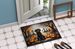 Chocolate Labrador Retriever Spooky Halloween Doormat Front Door Mat Indoor Outdoor Rugs For Entryway, Non Slip Washable Low Pile, 24H X 36W_maomaolike.com