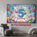 5th Birthday Party Banner - 2D Flat Polyester Garland Balloon Backdrop, Wall Hanging Photo Props, Party Decor_maomaolike.com