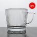 2pcs Striped Glass Cups, Beverage Cups, Water Cups, Milk Coffee Cups_maomaolike.com