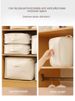 Tianshan Cotton Linen Zipper Storage Bag, Under Bed & Closet Organizer With Waterproof Lining_maomaolike.com