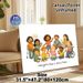 Inclusive Community Painting Poster, Warm Watercolor-style Diverse Interacting People With Communication Aids Poster, Fosters Supportive Inclusive_maomaolike.com
