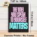 Inspirational Quote Painting Poster, Vibrant Color-block Typographic Poster, Motivational Self-talk Reminder, Ideal For Bedroom, Living Room And_maomaolike.com