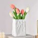 Creative Home Decor Items, High-value Flower Vases, Restaurant Flower Arrangements, Hydroponic Dried Flower Vases, Plain White Seashell Vases_maomaolike.com