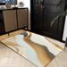 Living Room Rug,Large Rug,Oversized, Gold Leaves Design,Bedroom Rug,Soft And Thick, Machine Washable, Thickened Rug, Bedside Rug,Decorative Indoor Rug_maomaolike.com