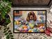 Decorating Easter Sussex Spaniel Doormat Front Door Mat Indoor Outdoor Rugs For Entryway, Non Slip Washable Low Pile, 24H X 36W_maomaolike.com
