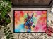 Hippie Animal Donkey Doormat Front Door Mat Indoor Outdoor Rugs For Entryway, Non Slip Washable Low Pile, 24H X 36W_maomaolike.com