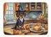 Dachshund Fall Kitchen Pumpkins Memory Foam Kitchen Mat Machine Washable Anti-Fatigue Mat Cushion Comfort Bath Mat Or Kitchen Rug_maomaolike.com