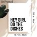 Witty Dishwashing Quote Painting Poster, Minimalist Black & White Text Poster, Playful Lighthearted Decor Ideal For Kitchen And Dining Areas_maomaolike.com