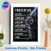 7 Rules Of Life Tiger Motivational Painting Poster, Monochrome Dramatic Lightning & Tiger Scene Poster, Uplifting Life Guidance Decor Idea For Home_maomaolike.com