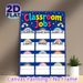 Classroom Jobs Painting Poster, Vibrant Rainbow & Polka Dot Styled Poster, Assists With Organizing Classroom Duties, Suitable For Classroom_maomaolike.com