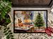 Norwich Terrier Christmas Cookies Doormat Front Door Mat Indoor Outdoor Rugs For Entryway, Non Slip Washable Low Pile, 24H X 36W_maomaolike.com