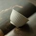 White Lotus Petal Wide Mouthed Master Cup, Personal Ceramic Tea Cup, Kung Fu Tea Set, Household Tea Cup_maomaolike.com