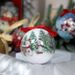 Christmas Foam Ornament Balls 8cm - Santa Snowman Tree Decorations With Stickers_maomaolike.com