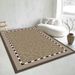 Living Room Rug,Large Rug,Oversized, Gold Leaves Design,Bedroom Rug,Soft And Thick, Machine Washable, Thickened Rug, Bedside Rug,Decorative Indoor Rug_maomaolike.com
