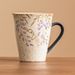 Blue And White Flint Mug, High-end Ceramic Cup, Hand-painted Gold Wisteria Flower Tea Cup_maomaolike.com