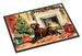 Labrador Retriever Cozy Christmas Doormat Front Door Mat Indoor Outdoor Rugs For Entryway, Non Slip Washable Low Pile, 24H X 36W_maomaolike.com