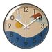 Yipula 7171 New Living Room Abstract Art Silent Morandi Home Bedroom Wall Clock_maomaolike.com
