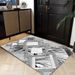 Living Room Rug Large Size Gorgeous Gold Frame Design Bedroom Rug Plush Thickened Machine Washable Thickened Underlay Interior Decorative Rug_maomaolike.com