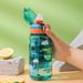 600ml/20oz Children's Cup Silicone Spout Tritan Material Leak-proof Plastic Summer Water Bottle With Straw_maomaolike.com